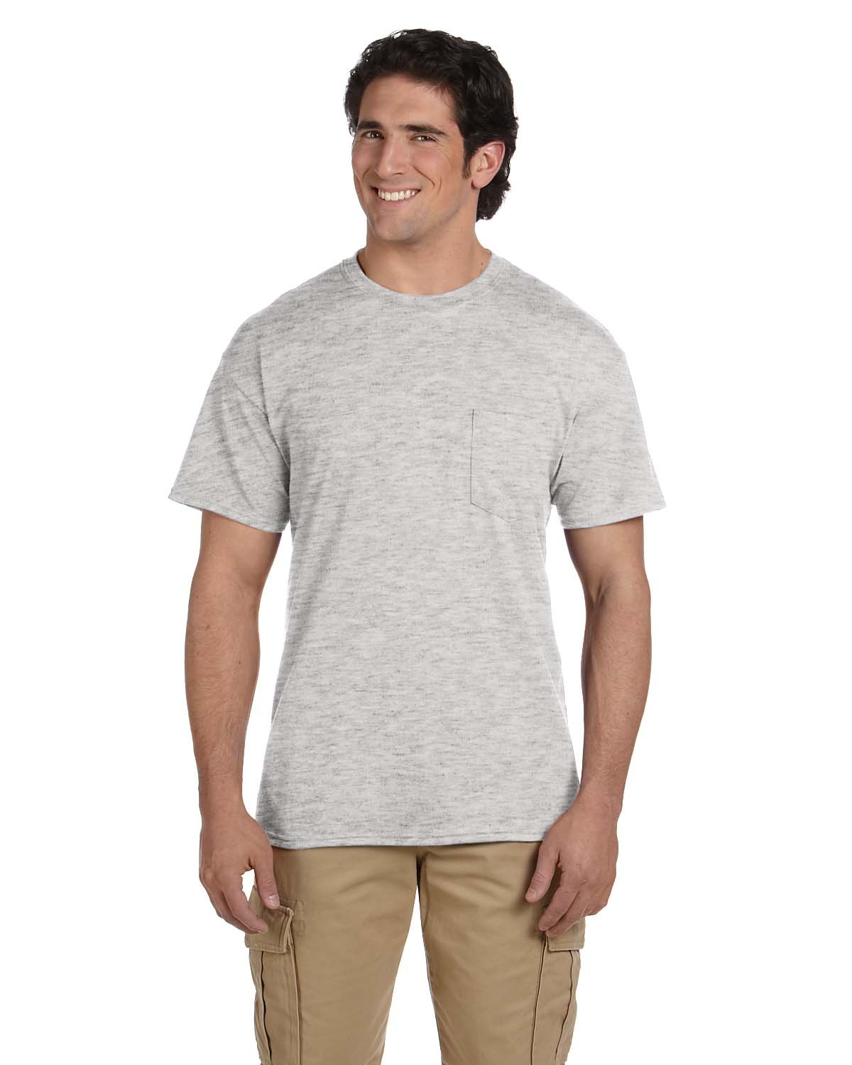 Camiseta con bolsillo 50/50 para adulto Gildan G830: asequible y duradera, image size:1200x1500