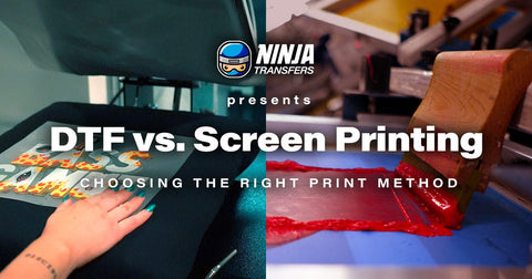 DTF vs. Screen Printing: Choosing The Right Print Method - Ninja Transfers