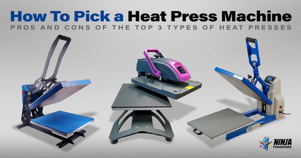 How to Use a Heat Press Machine with Blank Clothing Pieces