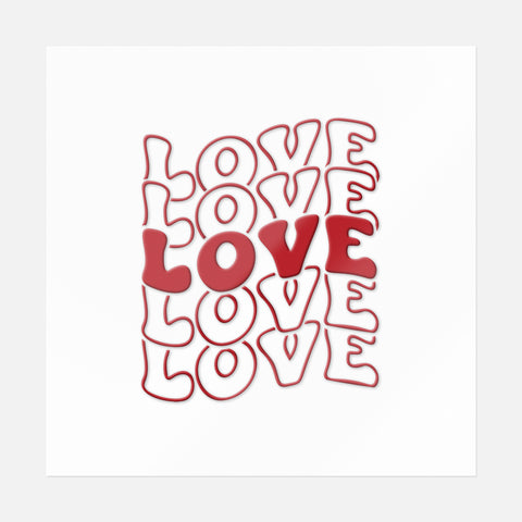 Love Wave Sticker