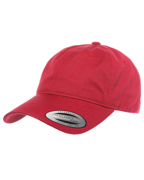 Yupoong 6245CM Gorra de papá de sarga de algodón de perfil bajo para adultos