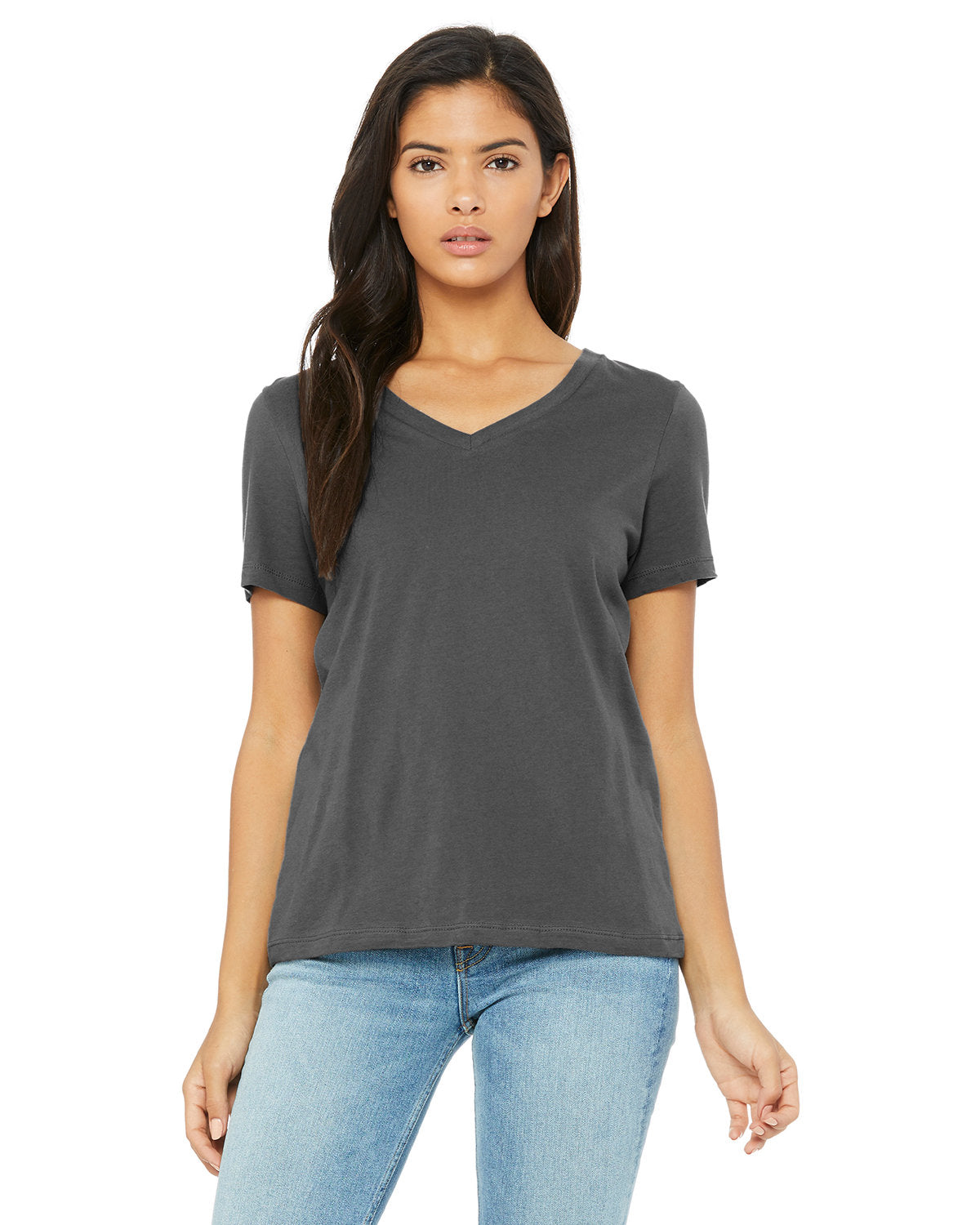 Bella + Canvas 6405 Ladies' V-Neck T-Shirt - Relaxed Jersey