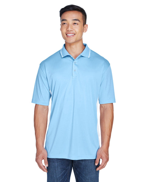 UltraClub 8406 Polo deportivo fresco y seco de dos tonos para hombre