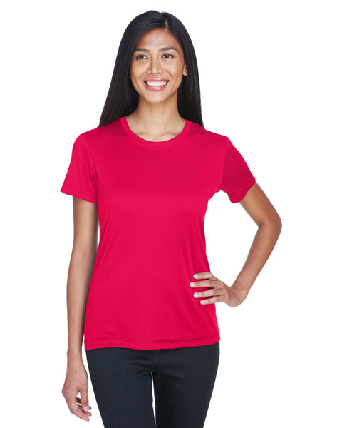 UltraClub 8620L Playera básica de rendimiento fresco y seco para mujer