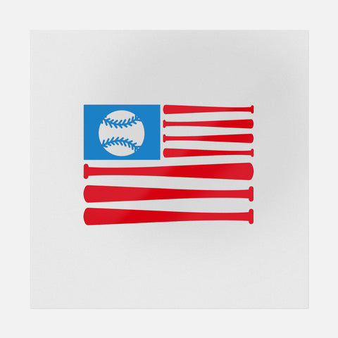 Baseball USA Flag Transfer