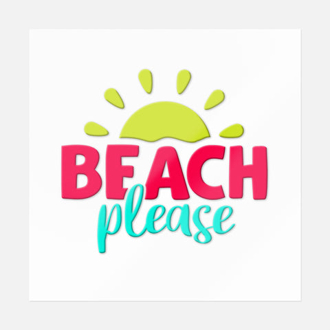 Beach Stickers