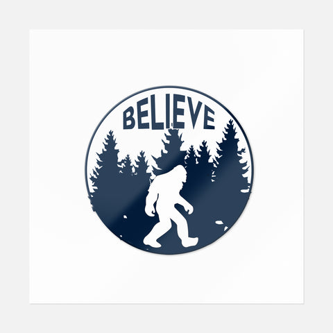 Bigfoot Believe Sticker