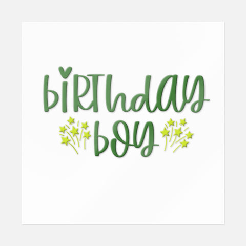 Birthday Boy Sticker