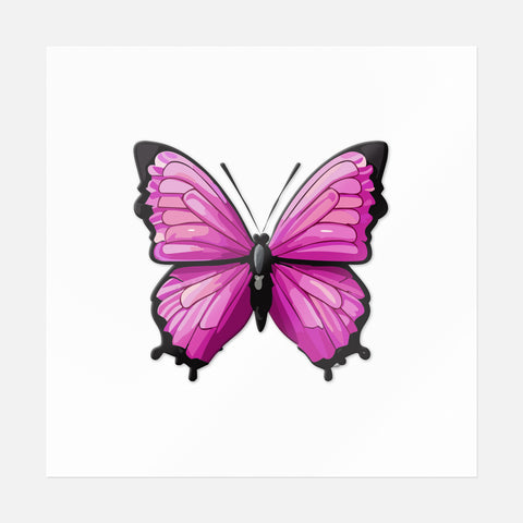 Blush Flutter Butterfly Sticker