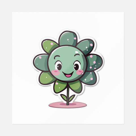 Blush Petals Flower Sticker