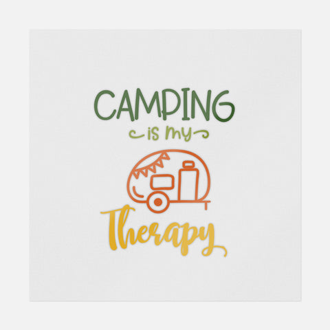Camping Is My Therapy Transfer