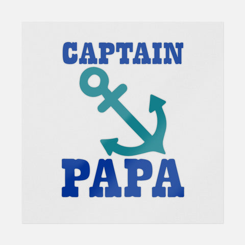 Captain Papa Blue Transfer