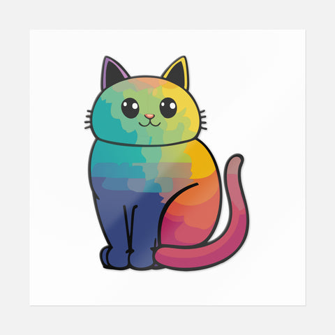 Cat Colorful Sticker