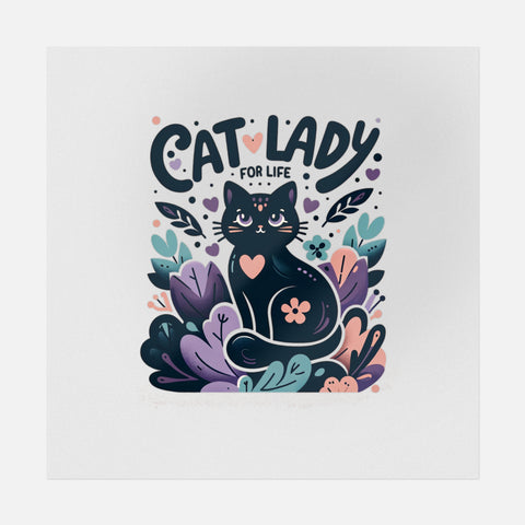 Cat Lady For Life - DTF 传输