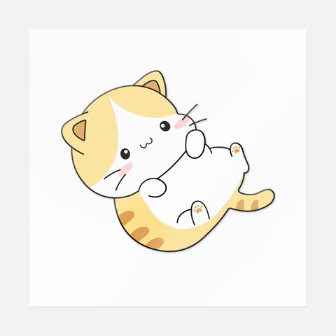 Cat Laying Sticker