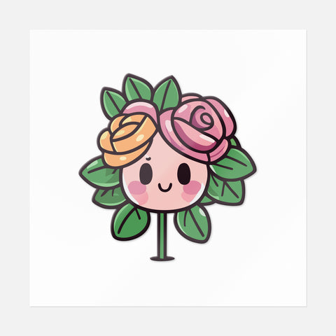 Charming Blooms Flower Sticker