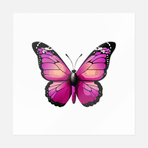 Cherry Blossom Wings Butterfly Sticker