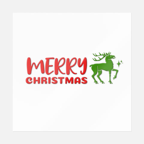 Christmas Reindeer Sticker