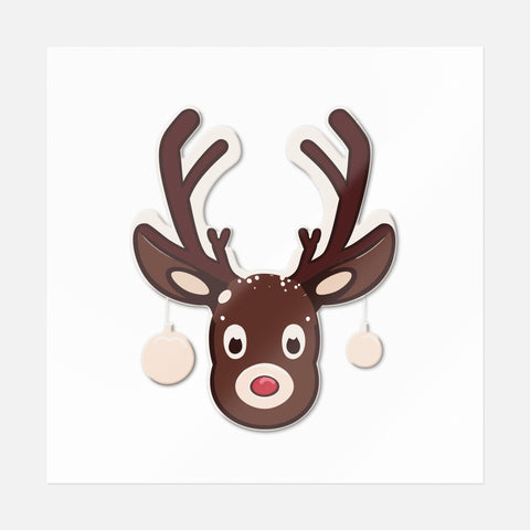 Christmas Reindeer Sticker