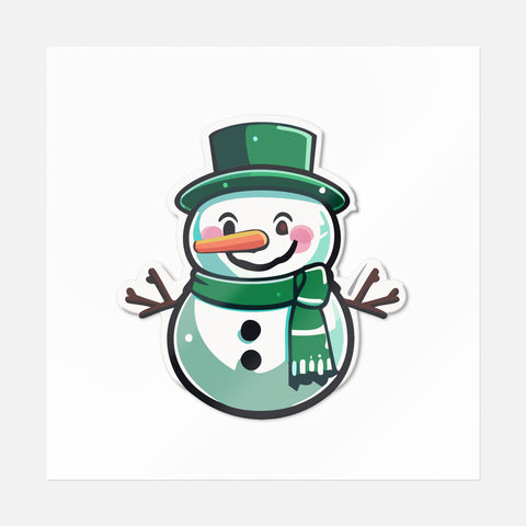 Christmas Snowman Sticker