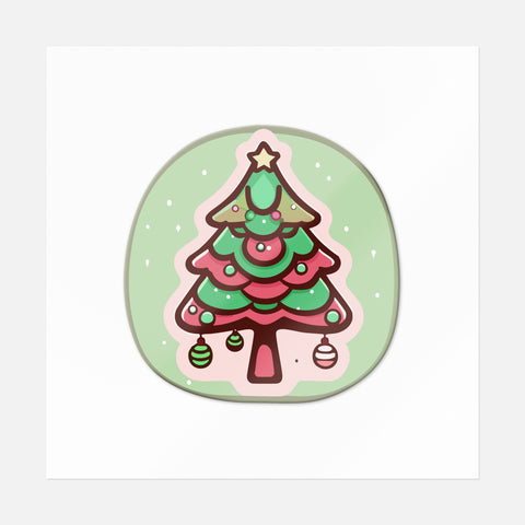 Christmas Tree Sticker