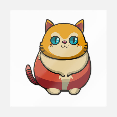 Chunky Kitty Sticker