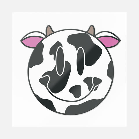 Cow Smiley Sticker