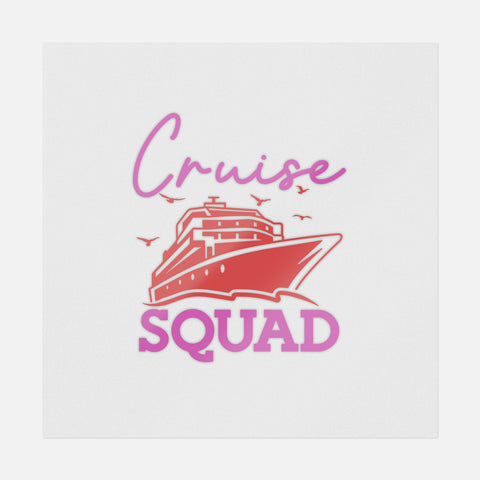 Cruise Squad Pink Transfer