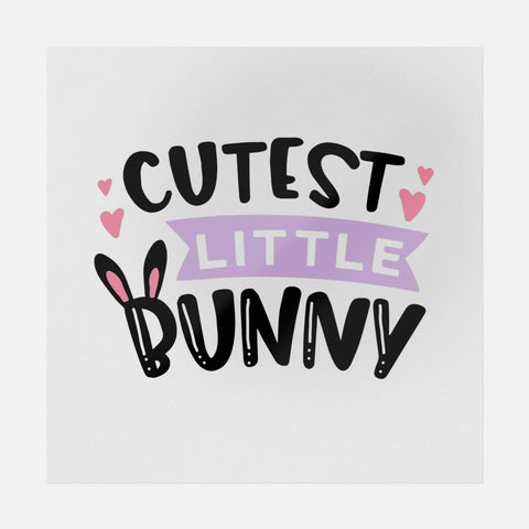 Cutest Little Bunny Transfer