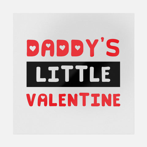 Daddy's Little Valentine Transfer