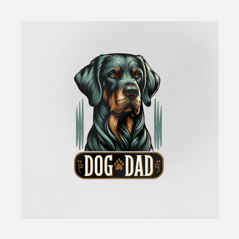 Dog Dad Digital Art Transfer