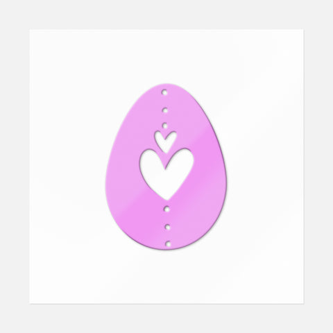 Easter Egg Heart Design Sticker