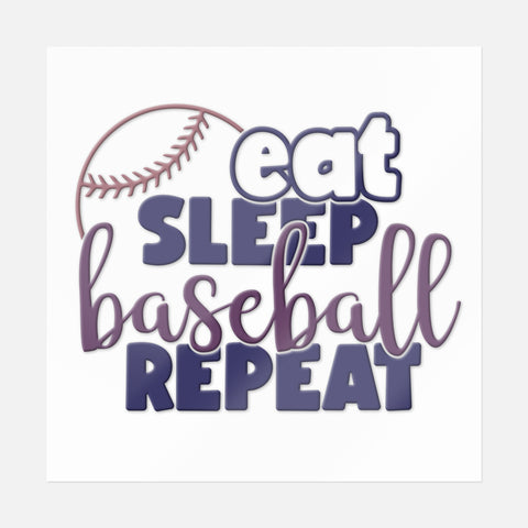 Eat Sleep Baseball Repeat