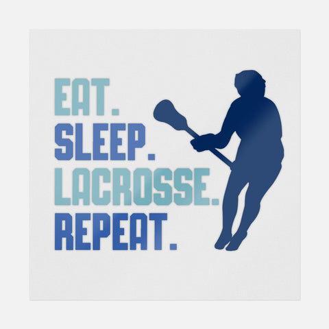 Eat Sleep Lacrosse Repeat Transfer