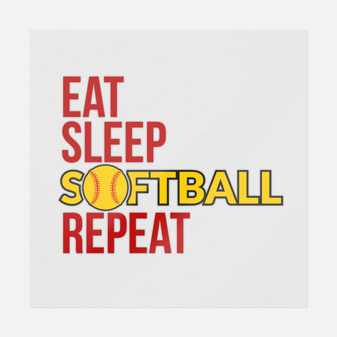 Eat, Sleep, Softball, Repeat Transfer