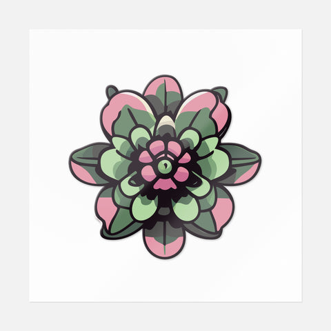 Enchanting Petals Flower Sticker