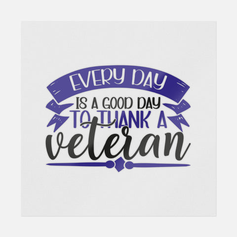 Cada día es un buen día para agradecer a un veterano transferido