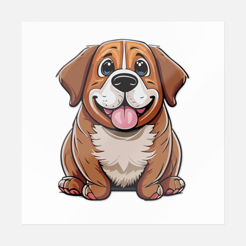 Excited Dog Sticker