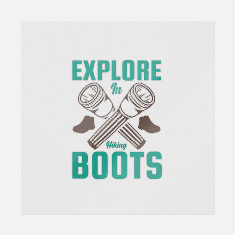 Explore In Hiking Boots Transfer
