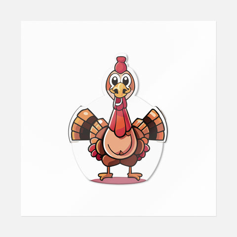 Feathered Felix Thanksgiving Sticker