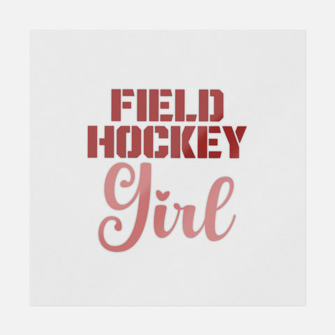 Field Hockey Girl