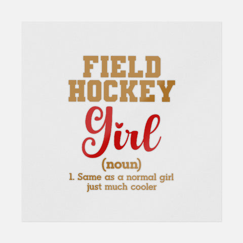 Field Hockey Girl Description Transfer