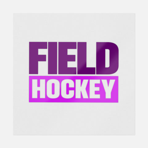 Field Hockey Purple Transfer