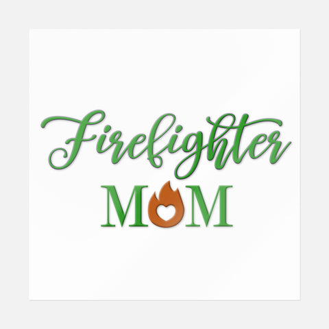 Firefighter Mom Green /