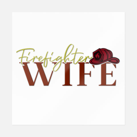 Fighter Wife Sticker