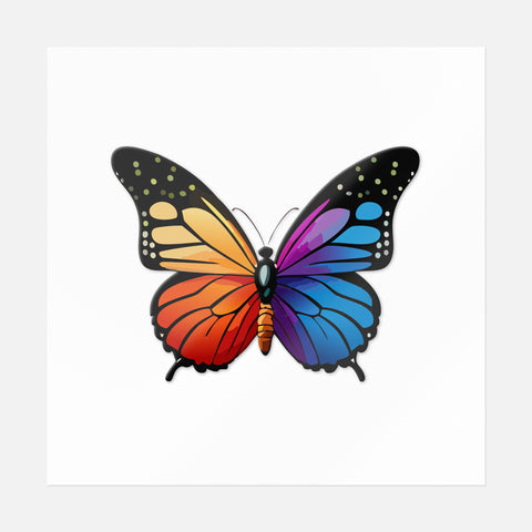 Flutter Glow Butterfly Sticker