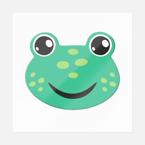 Frog Face Sticker