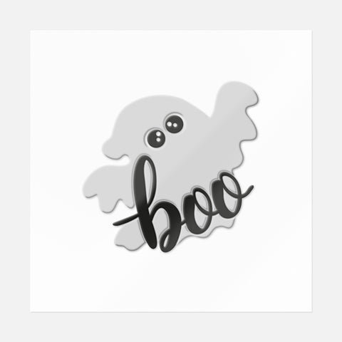 Ghostly Boo Sticker