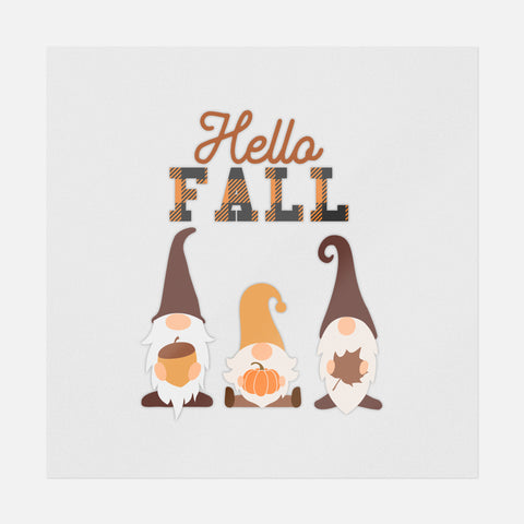 Gnomes Hello Fall