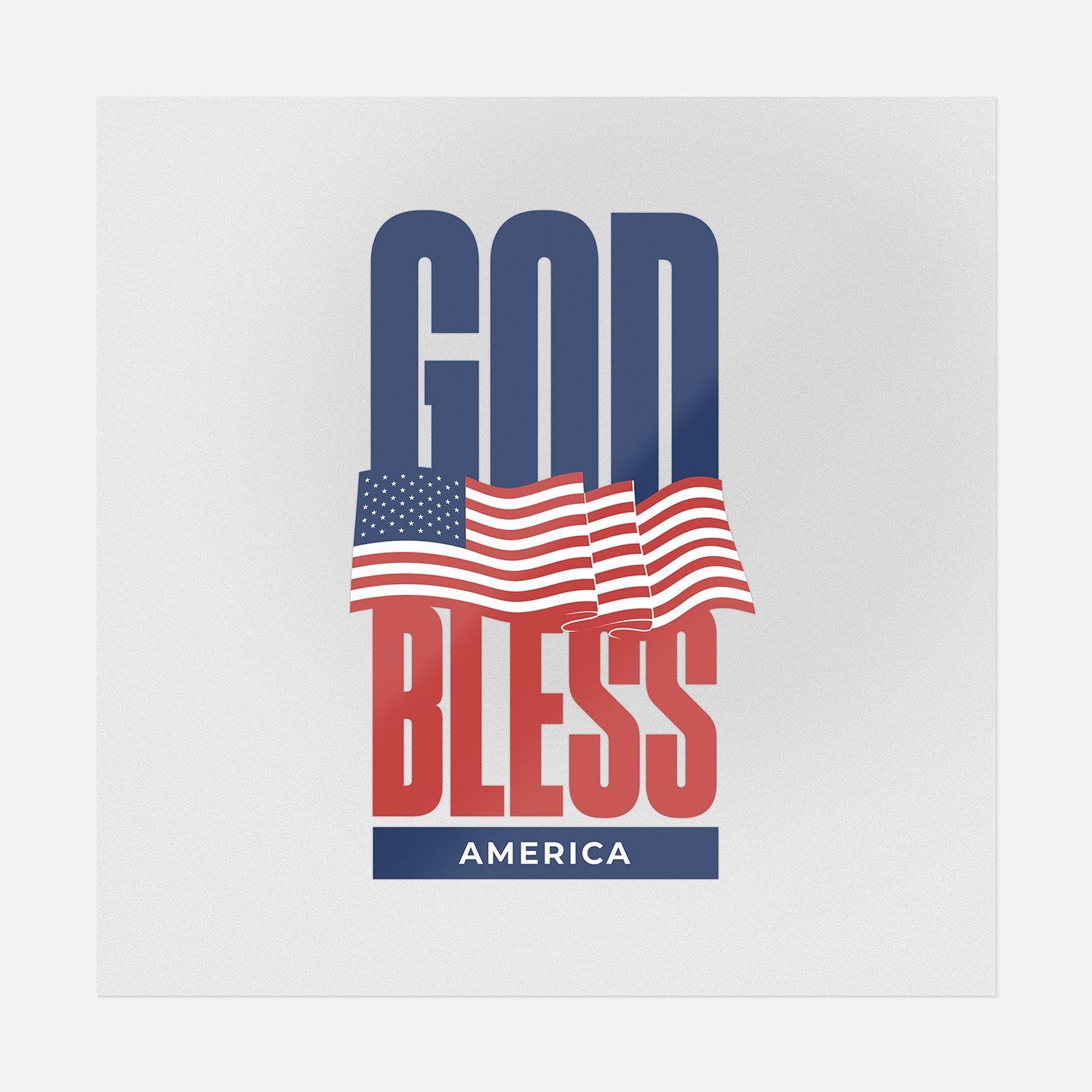 God Bless America - Patriotic Ready-to-Press DTF Transfers